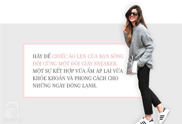 kết hợp áo len