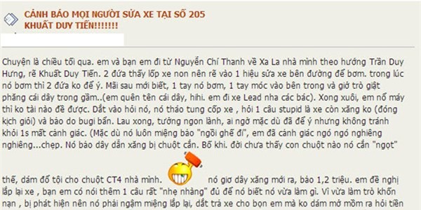 xe máy, chặt chém