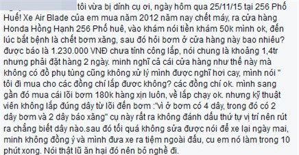 xe máy, chặt chém