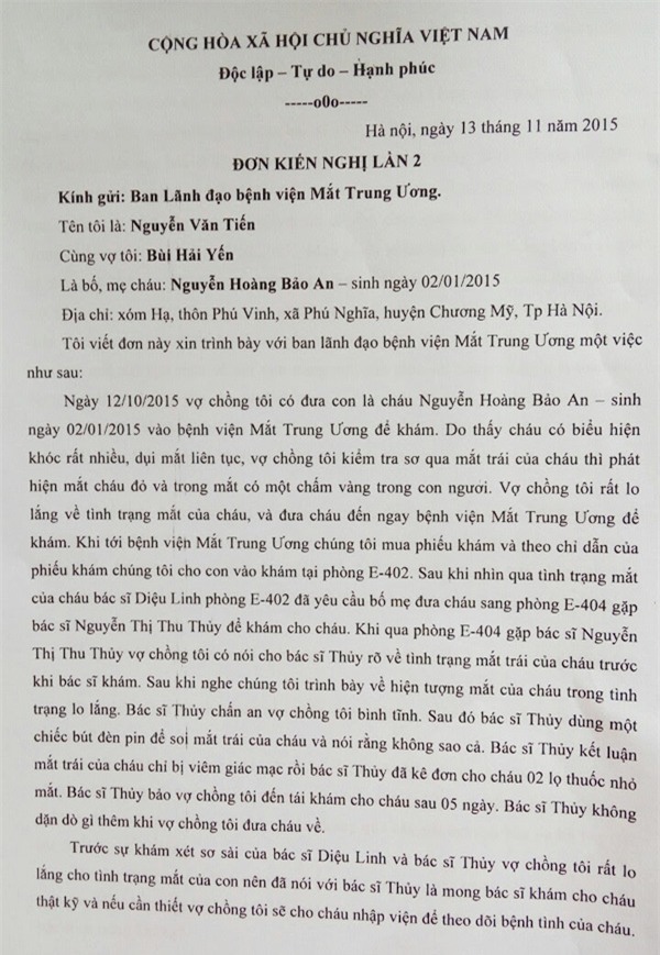 viêm nội nhãn, Bệnh viện Mắt Trung ương, viêm giác mạc, mù mắt