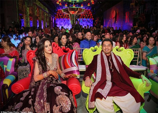Đám cưới xa hoa, tiêu tốn 14 triệu USD của thiếu gia Ấn Độ