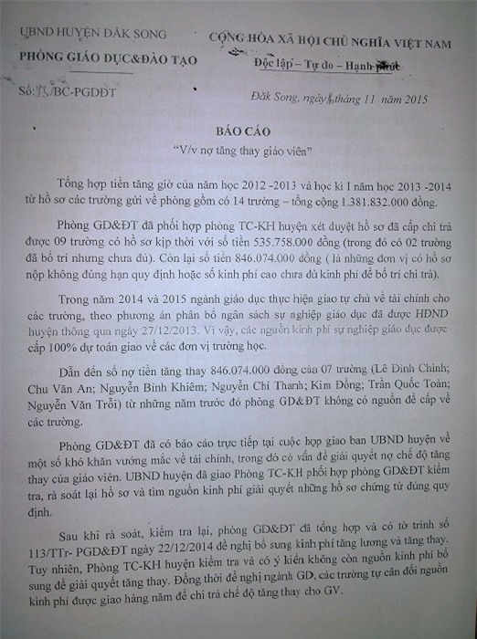 no giao vien gan 900 trieu dong tien day ngoai gio: da chi tra 1 phan hinh anh 1