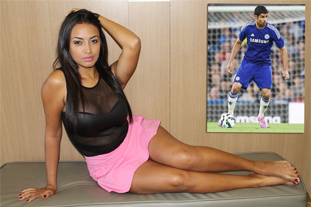 Diego Costa, Chelsea, cầu thủ sát gái, Mourinho, cầu thủ ăn chơi, gái gọi, chân dài nóng bỏng