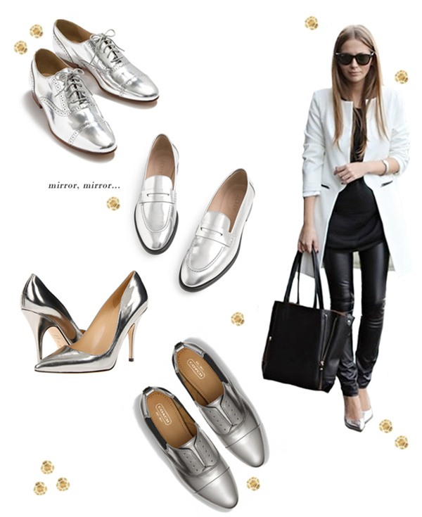 Giày ánh kim