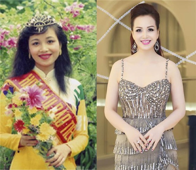 Ngắm nhan sắc 14 hoa hậu Việt Nam khi đăng quang và hiện tại - 2