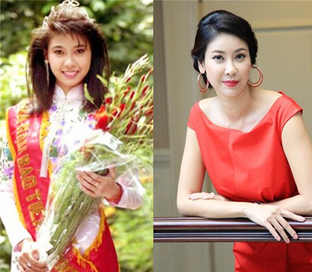 Ngắm nhan sắc 14 hoa hậu Việt Nam khi đăng quang và hiện tại - 3