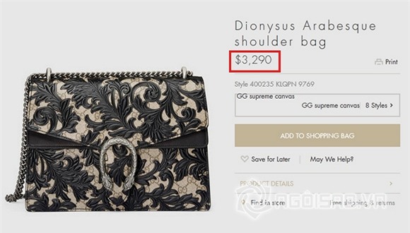 BST đồ hiệu mới nhất của Hồ Ngọc Hà 8