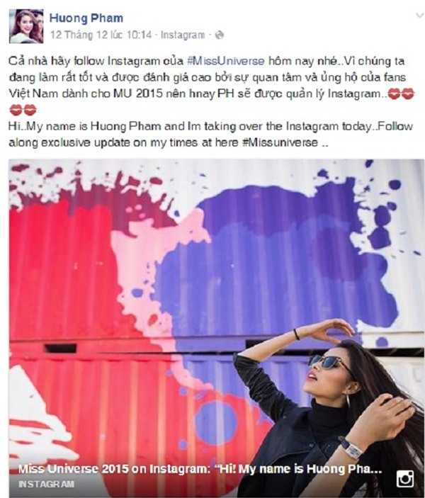Nhìn lại chặng đường khiến fan Việt tự hào về Phạm Hương tại “Hoa hậu hoàn vũ 2015” - Ảnh 5.