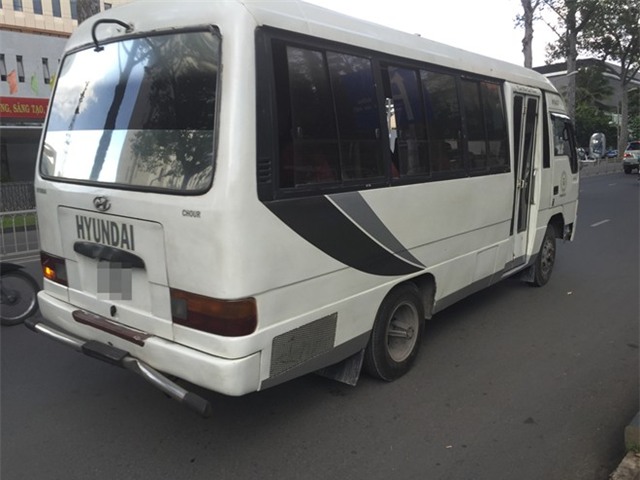 Chiếc xe băng cướp dùng đi gây án. Ảnh: Công an cung cấp.