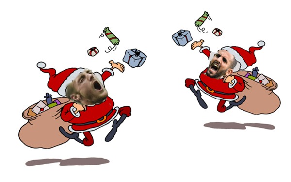 Ảnh chế: Làng bóng đá kẻ khóc người cười đón Giáng sinh - Ảnh 1.