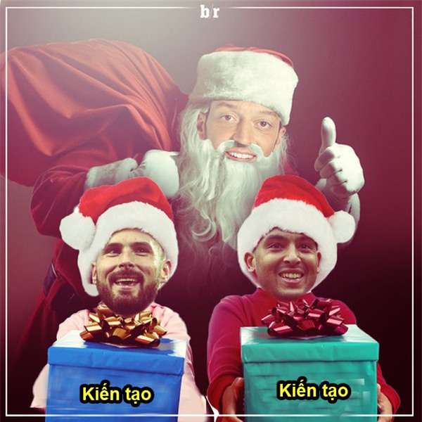 Ảnh chế: Làng bóng đá kẻ khóc người cười đón Giáng sinh - Ảnh 2.