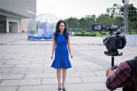 Thu Minh thon gọn hơn sau 7 tháng sinh con đầu lòng