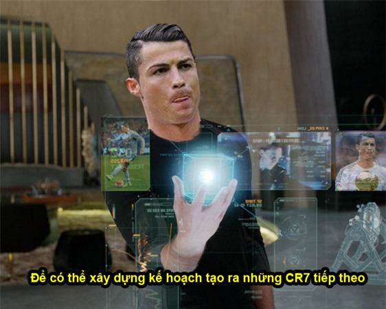 Ảnh chế: Ronaldo Jr trở thành fan của Messi vì bố muốn thêm con - Ảnh 3.