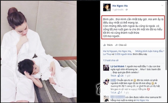 Hồ Ngọc Hà tâm sự xúc động 0