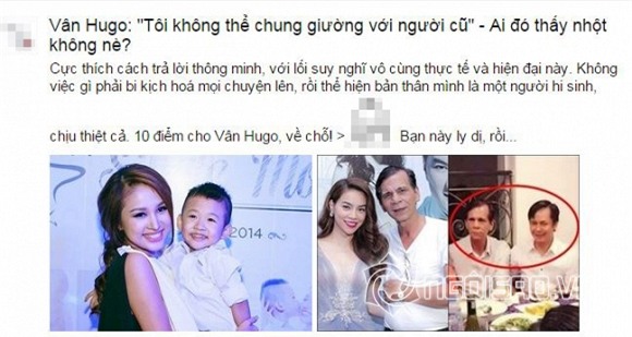 Vân Hugo đá xéo Hồ Ngọc Hà 0
