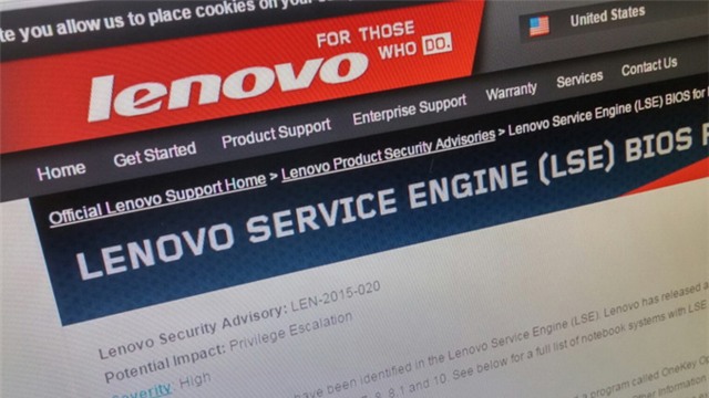Lenovo, LSE, phan mem gian diep, Phần mềm gián điệp, spyware