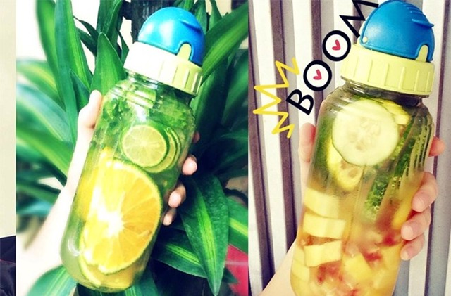 9X giảm 4 kg/tháng nhờ nước thanh lọc từ hoa quả