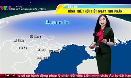 dự báo thời tiết, thảm họa sử dụng tiếng Việt, bản tin dự báo thời tiết, VTV