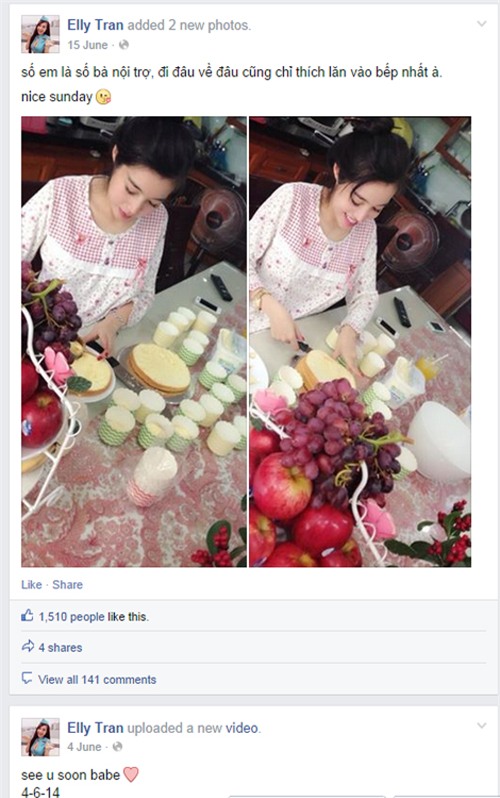 Ngỡ ngàng vì vóc dáng mảnh mai của Elly Trần khi mang thai 11