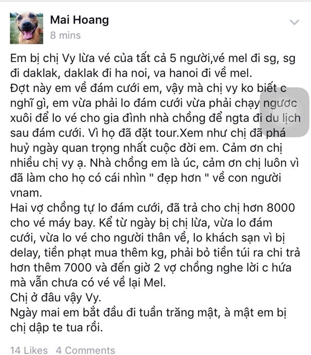 rung dong vu du hoc sinh viet o uc bi lua tien ve may bay tet hinh anh 3
