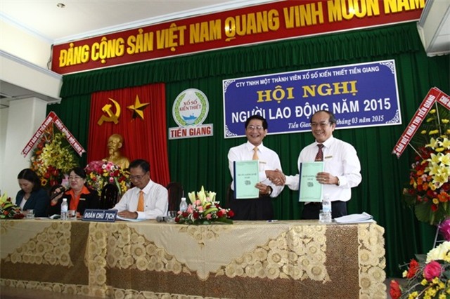 Kiểm tra gấp lương, thưởng tại Xổ số kiến thiết Tiền Giang