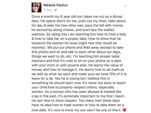 Bé trai 6 tuổi làm việc nhà hàng ngày kiếm tiền để mời mẹ ăn tối - Ảnh 2