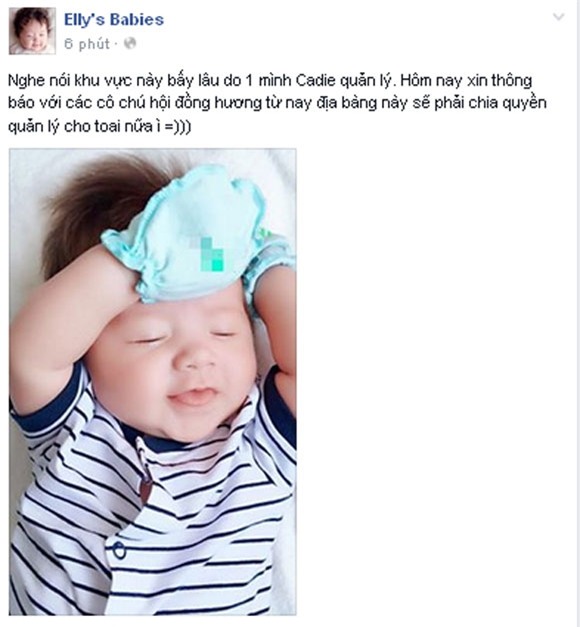 Elly Trần khoe cận mặt bé Alfie 0