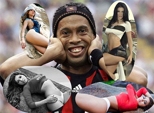 Ronaldinho, chuyện sex của cầu thủ, hậu trường, Brazil, tiền đạo, WAGs, rô vẩu