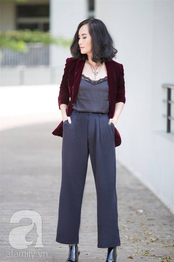 thời trang đồ nhung