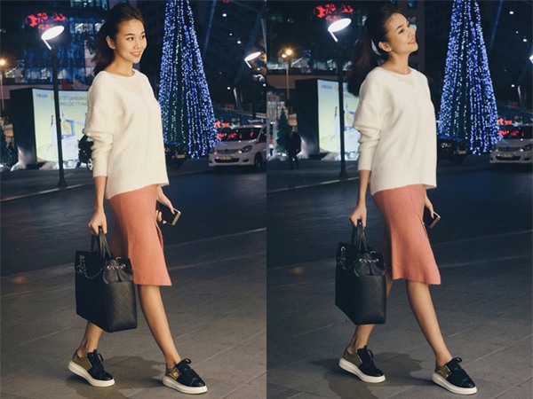 Phạm Hương diện váy hàng hiệu, Kỳ Duyên khoe túi trăm triệu - Ảnh 4.