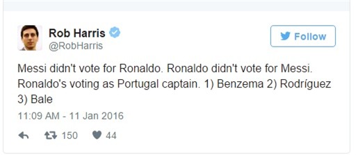 Tiết lộ lá phiếu bầu chọn Quả bóng vàng của Messi, Ronaldo - Ảnh 3.