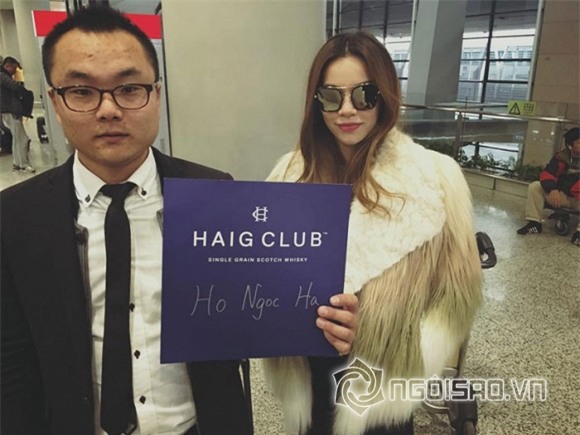 Hà Hồ hạnh phúc khoe 'chân mình và chân anh' với David Beckham 4