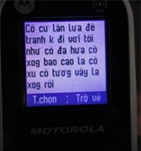 Một trong hàng loạt tin nhắn thầy N. gửi cho nữ sinh để gạ đi nhà nghỉ.