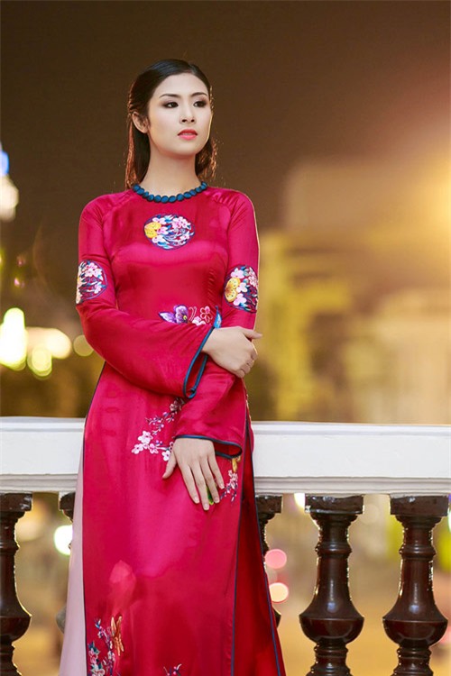 hoa hau ngoc han dep nhat khi mac ao dai - 1