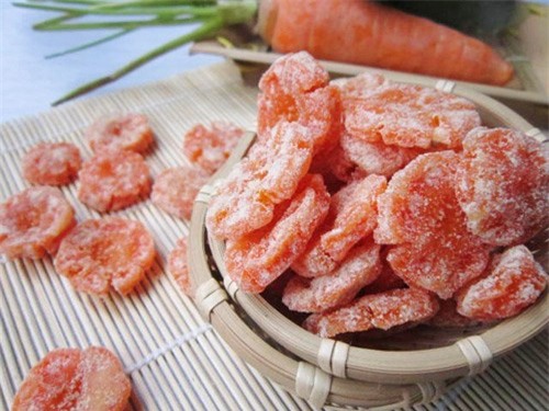 cách làm mứt cà rốt ngon cho ngày tết