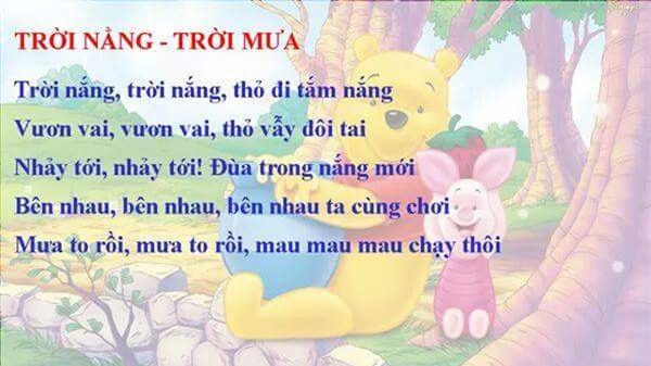 Bài hát cho trẻ mẫu giáo