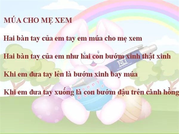 Bài hát cho trẻ mẫu giáo