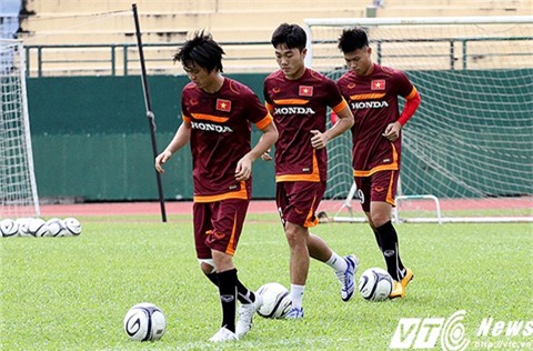 Tuấn Anh và Xuân Trường chưa từng sát cánh bên nhau ở U23 Việt Nam (Ảnh: Hoàng Tùng)