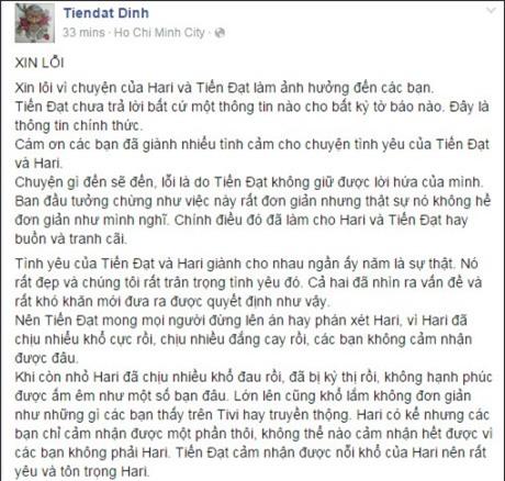 Tiến Đạt và loạt sao bênh vực, Hari Won về Hàn Quốc tránh 'bão'