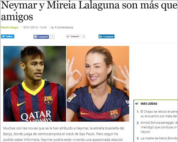 Rộ tin Hoa hậu Thế giới 2015 hẹn hò với Neymar - Ảnh 1.