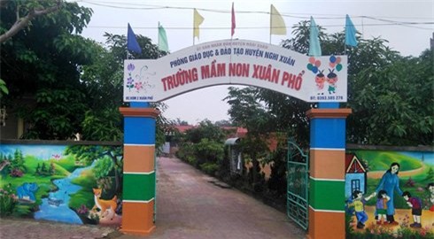 Cách chức, hiệu trưởng, hiệu phó, chuyển công tác , Hà Tĩnh, Trường Mầm non Xuân Phổ