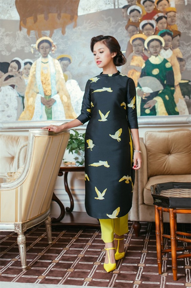 5 luu y can biet de tranh rac roi khi mac ao dai gam choi tet - 6