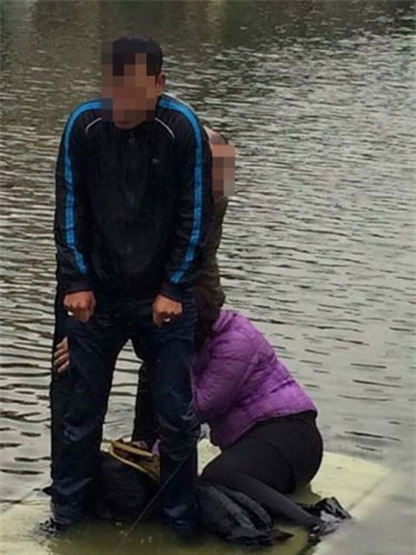 tai nạn giao thông, ô tô rơi xuống hồ