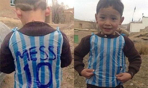 Thông tin bất ngờ về vụ cậu bé nghèo nhặt túi rác làm áo đấu thần tượng Messi - Ảnh 3.