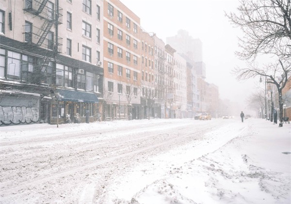 New York đẹp như thiên đường trong cơn bão tuyết - Ảnh 19.