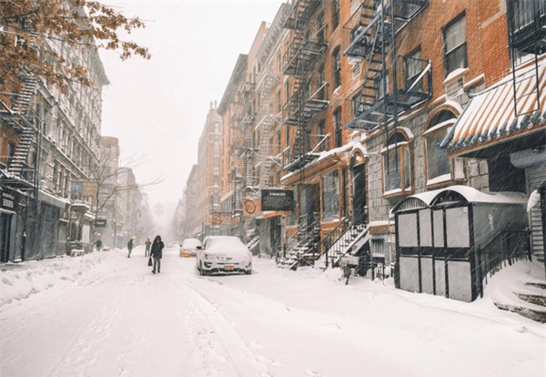 New York đẹp như thiên đường trong cơn bão tuyết - Ảnh 7.