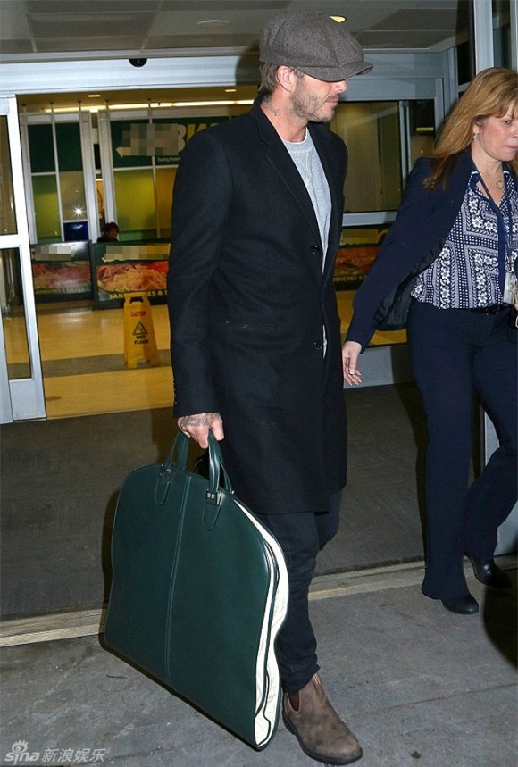 Beckham ở sân bay 4