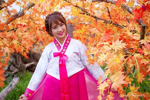 Nữ sinh Hà thành khoe sắc xuân với hanbook - ảnh 11