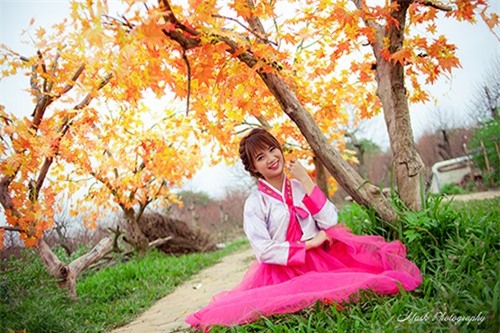 Nữ sinh Hà thành khoe sắc xuân với hanbook - ảnh 12