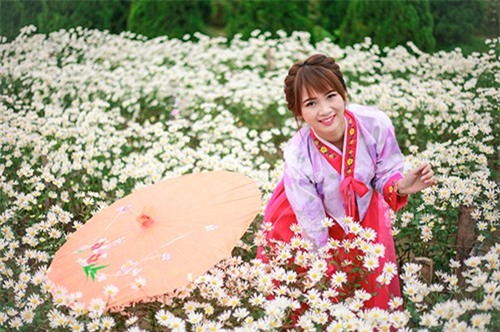 Nữ sinh Hà thành khoe sắc xuân với hanbook - ảnh 3